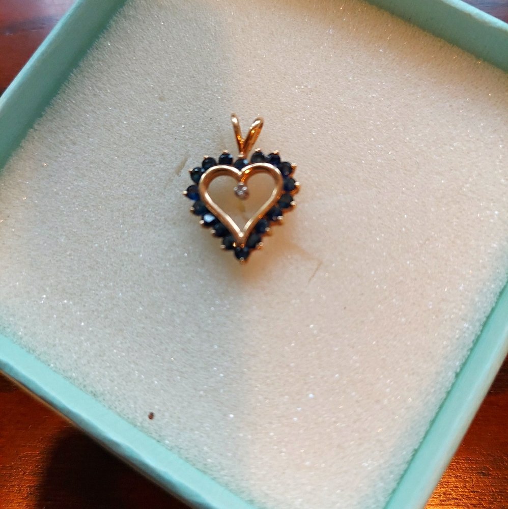 Sapphire Charm